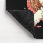 Karate Eichhörnchen Sakura Kickboxen Kampfsport Mousepad (Ecke)