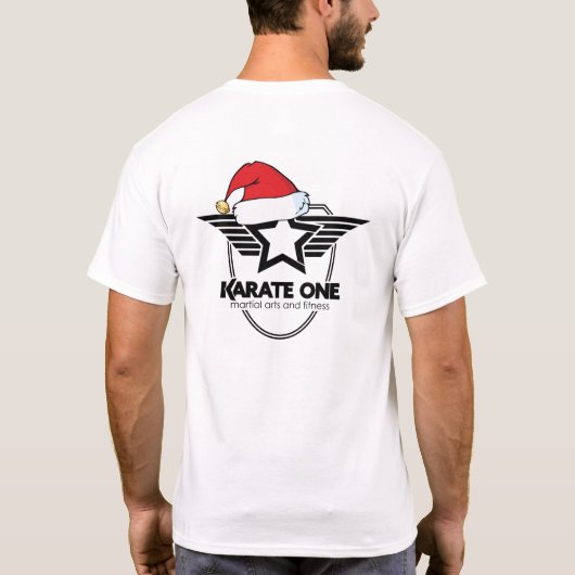 Karate ein Weihnachten T-Shirt (Rückseite)