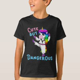 Karate-Einhorn-Kickboxen-Märtyrer-Kunst Jiu Jitsu T-Shirt