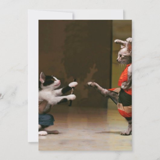 Karate Einladung (Rückseite)