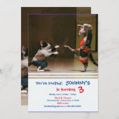 Karate Einladung (Vorne/Hinten)