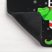 Karate Elf Christmas Girls Women Elf Squad Xmas Fa Mousepad (Ecke)