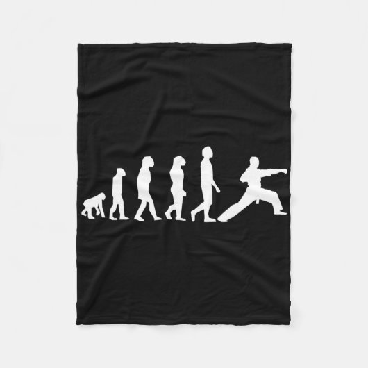 Karate-Evolution Fleecedecke (Vorderseite)