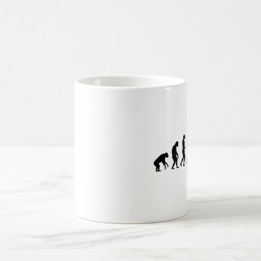 Karate-Evolution Kaffeetasse (Mittel)