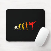 Karate Evolution Kung Fu Shotokan Geschenk Martial Mousepad (Mit Mouse)