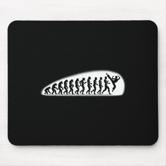 Karate Evolution Mma Kickboxen Muay Thai Jiu Jits Mousepad (Vorne)