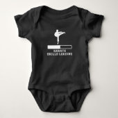 Karate-Fähigkeits-Laden Baby Strampler (Vorderseite)
