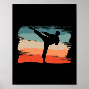 Karate-Fan-Artikel Zubehör für Kampfsportarten Tra Poster