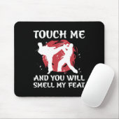 Karate Fighter Boy Youth Men Japanese Martial Arts Mousepad (Mit Mouse)