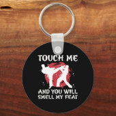 Karate Fighter Boy Youth Men Japanese Martial Arts Schlüsselanhänger (Vorderseite)