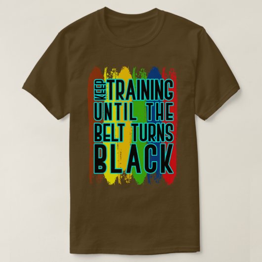 Karate Fighter Geschenk Black Belt Karate T-Shirt (Design vorne)