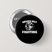 Karate - Fighter Martial Arts Karate Button (Vorne & Hinten)