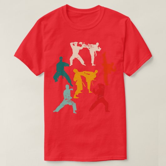 Karate Fighter Retro Karate T-Shirt (Design vorne)