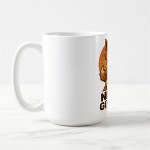Karate Fox - Gib niemals auf Motivations japanisch Kaffeetasse