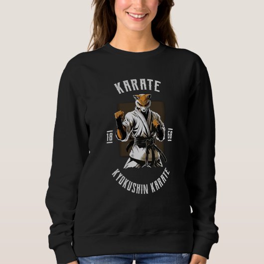 Karate Fox Karate Japan Fighting Sweatshirt (Vorderseite)