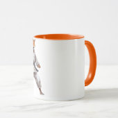 Karate Fox mug Tasse (VorderseiteRechts)