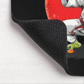 Karate Frog Martial Arts Judo Toad Kung Fu Frog Ki Mousepad (Ecke)