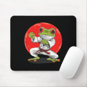 Karate Frog Martial Arts Judo Toad Kung Fu Frog Ki Mousepad (Mit Mouse)
