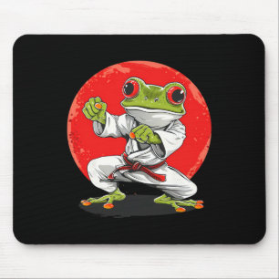 Karate Frosch Kampfsport Judo Kröte Kung Fu Frosch Mousepad