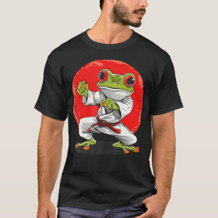 Karate Frosch Martial Arts Judo Kröte Kung Fu Fros T-Shirt