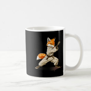 Karate-Fuchs-Motiv Taekwondo Jiu-Jitsu MMA Kaffeetasse