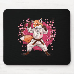 Karate-Fuchs-Motiv-Taekwondo-Jiu-Jitsu-MMA-Kickbox Mousepad