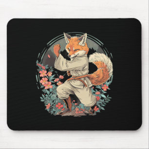 Karate-Fuchs-Motiv-Taekwondo-Jiu-Jitsu-MMA-Kickbox Mousepad