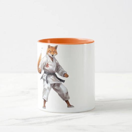 Karate-Fuchs-Tasse Tasse (Zentrum)
