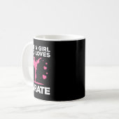 Karate für Frauen Karate Schwarzgürtel Mar Kaffeetasse (Vorderseite Links)