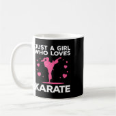 Karate für Frauen Karate Schwarzgürtel Mar Kaffeetasse (Links)