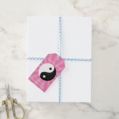 Karate Gastgeschenk Pink Gift Tags Geschenkanhänger (Mit Garn)