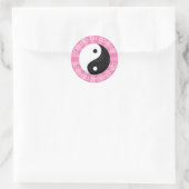 Karate Gastgeschenk Sticker für ein Mädchen (Tasche)