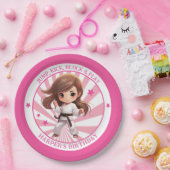 Karate-Geburtstagsparty Pappteller (Party)