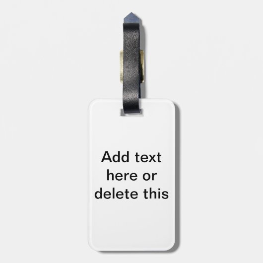 Karate-Gepäckanhänger Gepäckanhänger (Rückseite vertikal)