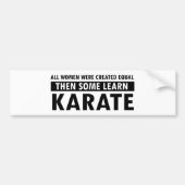 Karate-Geschenkartikel Autoaufkleber (Vorne)