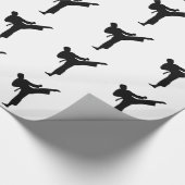 Karate Geschenkpapier (Ecke)