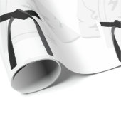 Karate Gi Schwarzer Gürtel Geschenkpapier (Rolleneckpunkt)