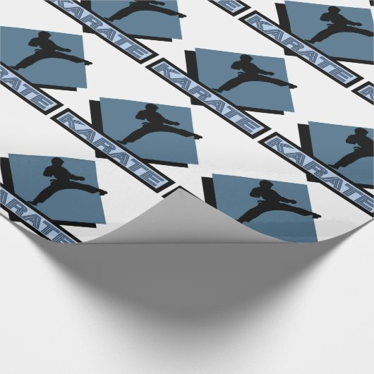 Karate Gift Wrapping Paper Martial Arts gift wrap Geschenkpapier (Ecke)