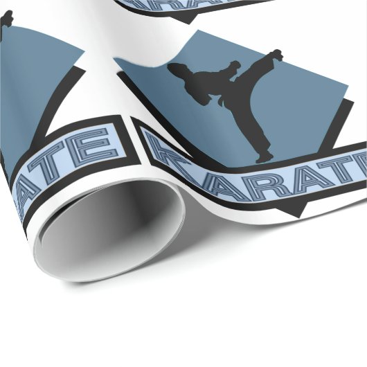 Karate Gift Wrapping Paper Martial Arts gift wrap Geschenkpapier (Rolleneckpunkt)
