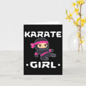 Karate Girl 6 Karte (Gelbe Blume)