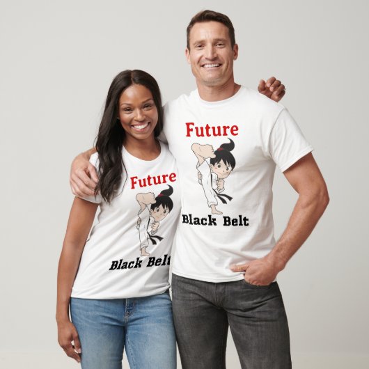 Karate Girl Future Black Belt Martial Arts T-Shirt (Unisex)