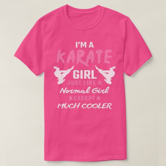 Karate Girl Karate Geschenke für Karate Liebhaber T-Shirt (Design vorne)