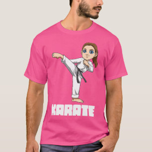 Karate Girl Karate Kid - Niedlich Kyokushin Fighte T-Shirt