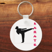 Karate Girl Key Chain Schlüsselanhänger (Vorderseite)