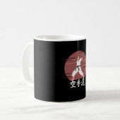Karate Girl Martial Artist Dojo Kaffeetasse (Vorderseite Links)