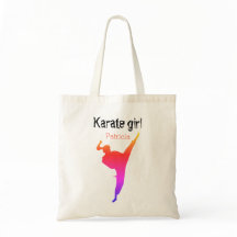 Karate Girl Personalisierte Tasche | Kampfsport
