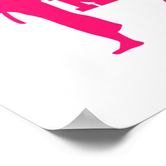 Karate Girl Poster (Ecke)