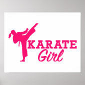 Karate Girl Poster (Vorne)