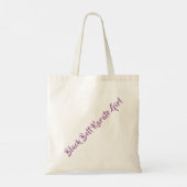 Karate Girl Silhouette Martial Art Museum Tragetasche (Rückseite)