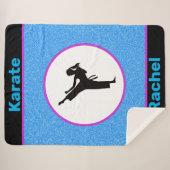 Karate Girls Sparkle Sherpadecke (Vorderseite (Horizontal))